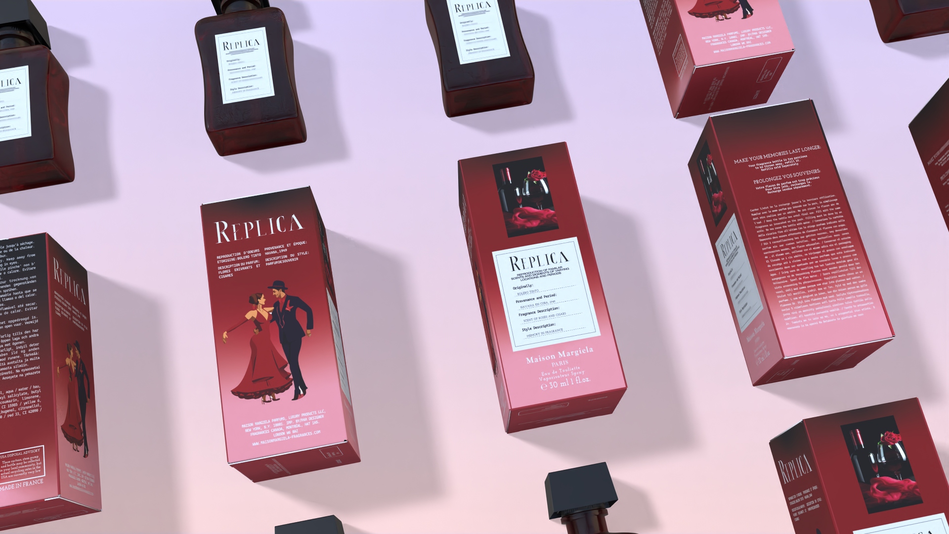 Replica Perfume Website Mockup